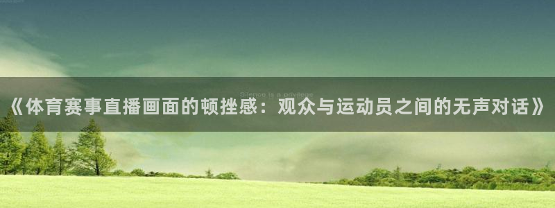 《体育赛事直播画面的顿挫感：观众与运动员之间的无声对话》